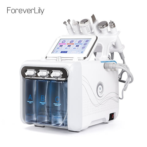 6 in 1 Portable Hydro Dermabrasion Skin Care Beauty Machine Water Oxygen Jet Hydro Diamond Peeling Microdermabrasion